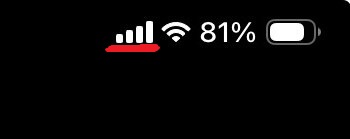 iPad mini アンテナピクト